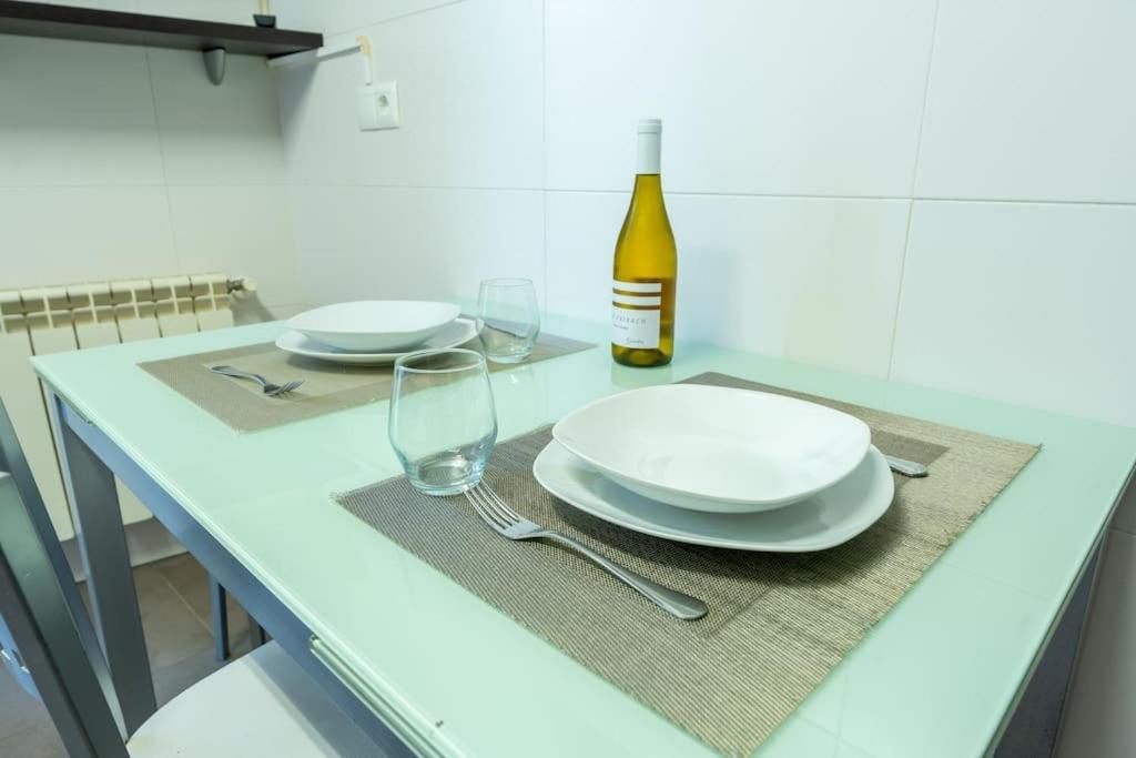 Apartamento En El Corazon De La Ciudad Con Parking Santander Bagian luar foto